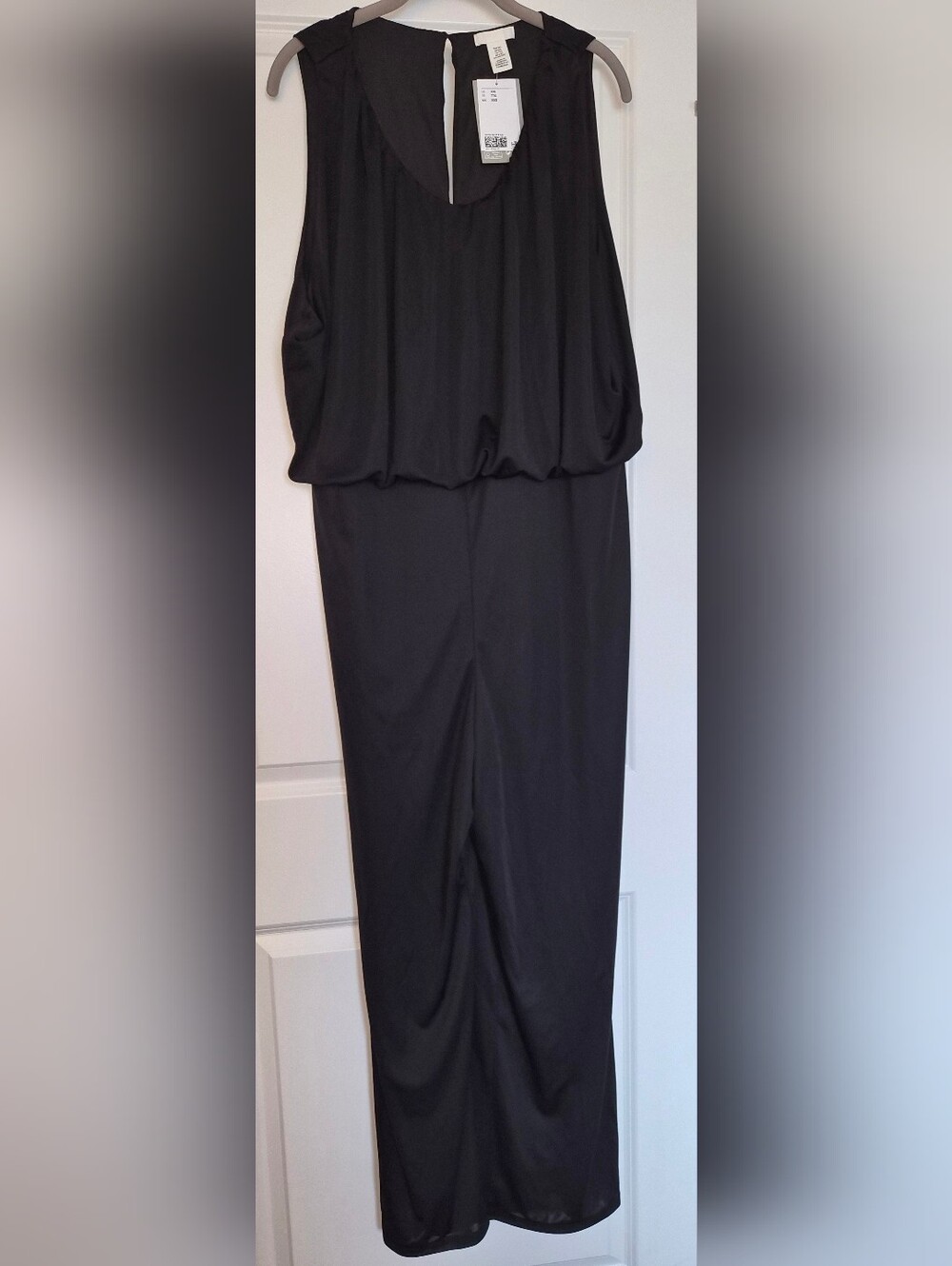 NWT! Black Sleeveless Draped H&M Jumpsuit Size XXL